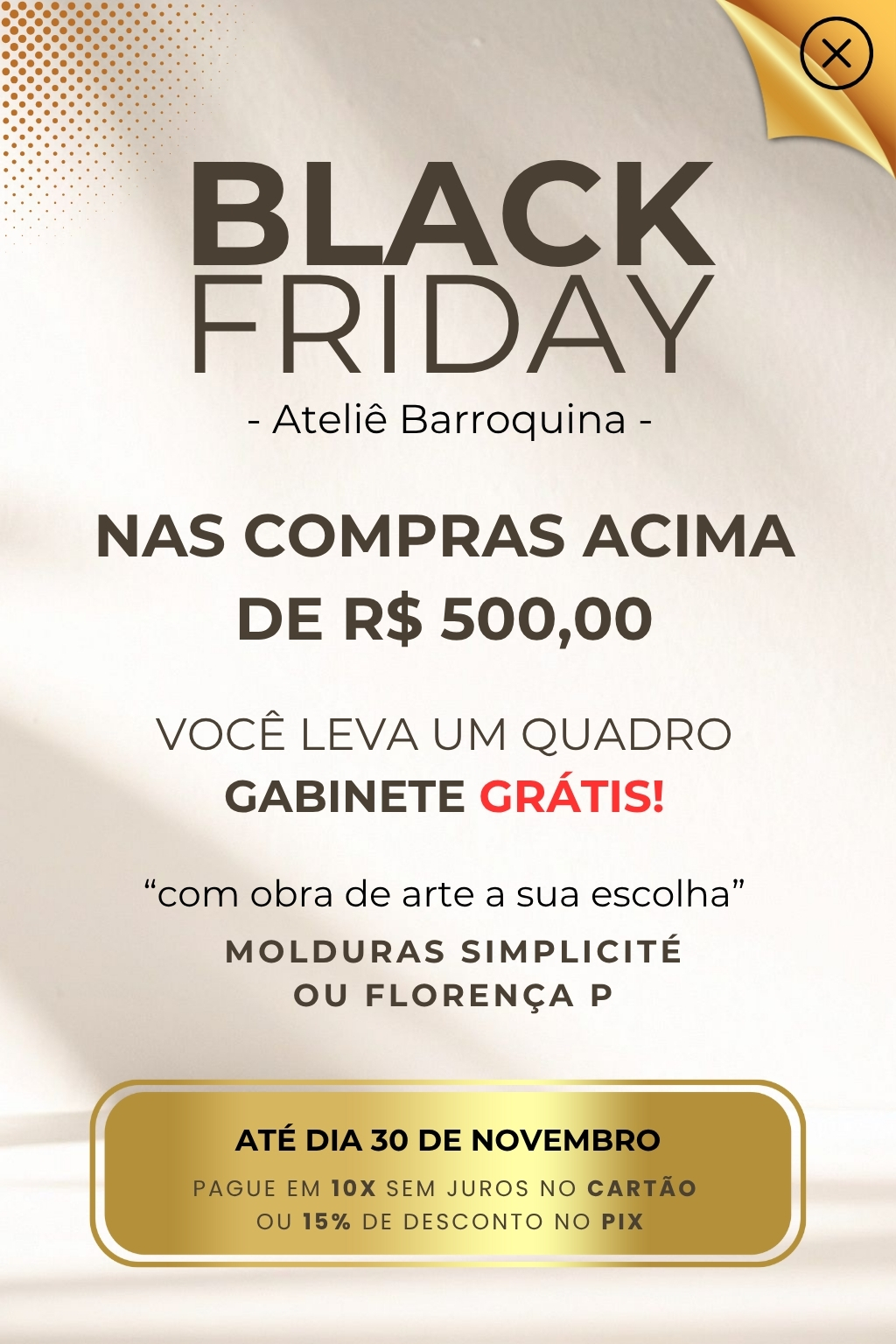 Boas Vindas Barroquina