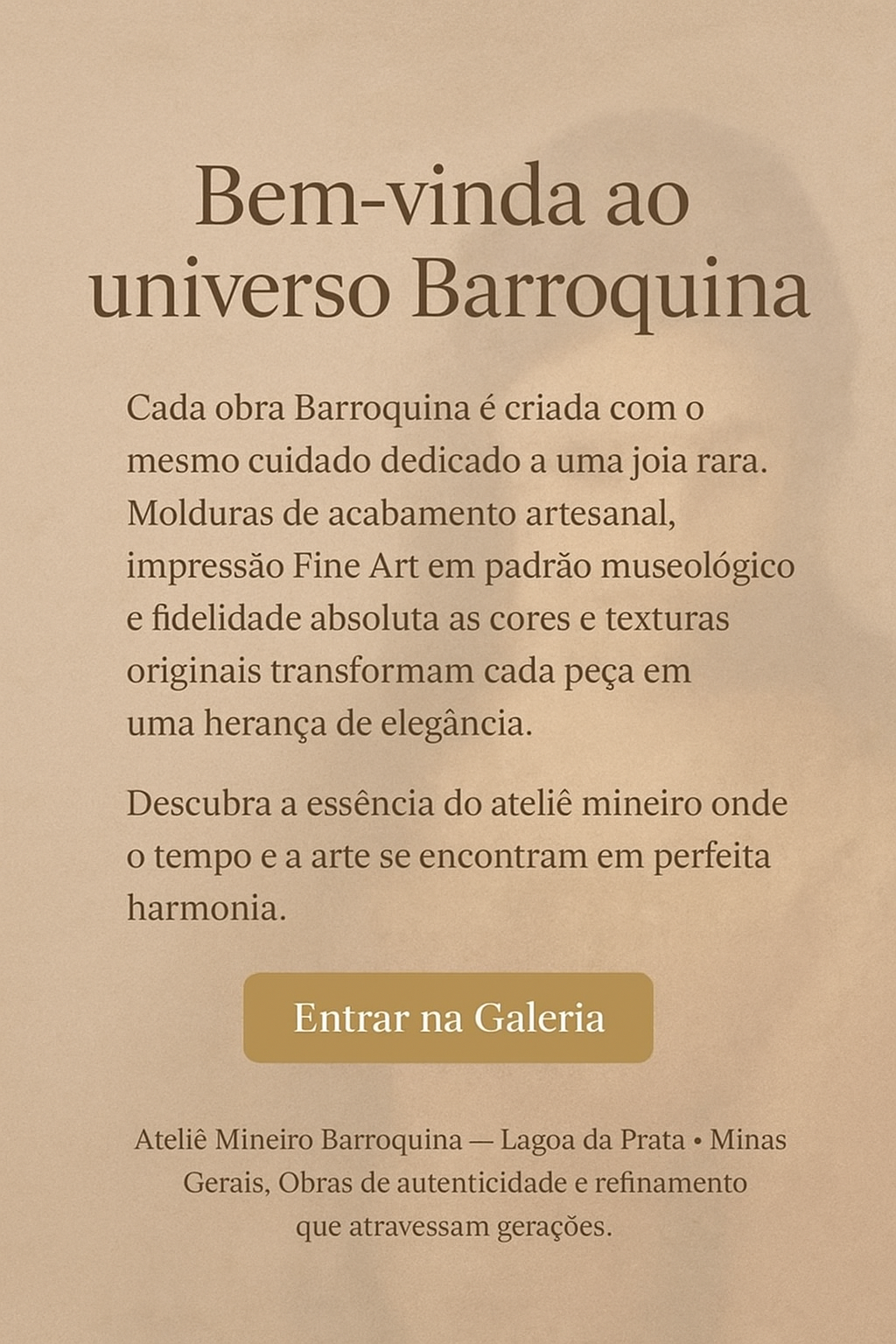 Boas Vindas Barroquina