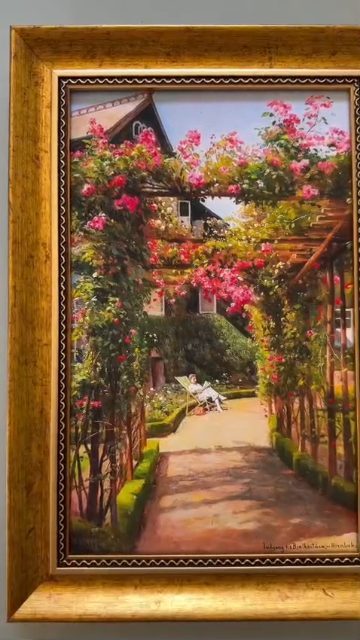 Quadro Entrada para Hornbæk com Moldura Clássica Lisa P — produção real | Ateliê Barroquina