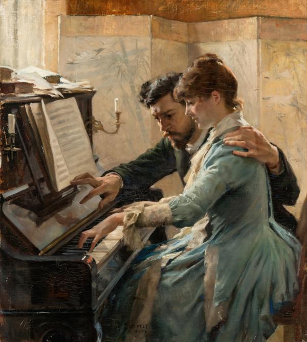 Música na Arte – Pianos, Violinos e Melodia