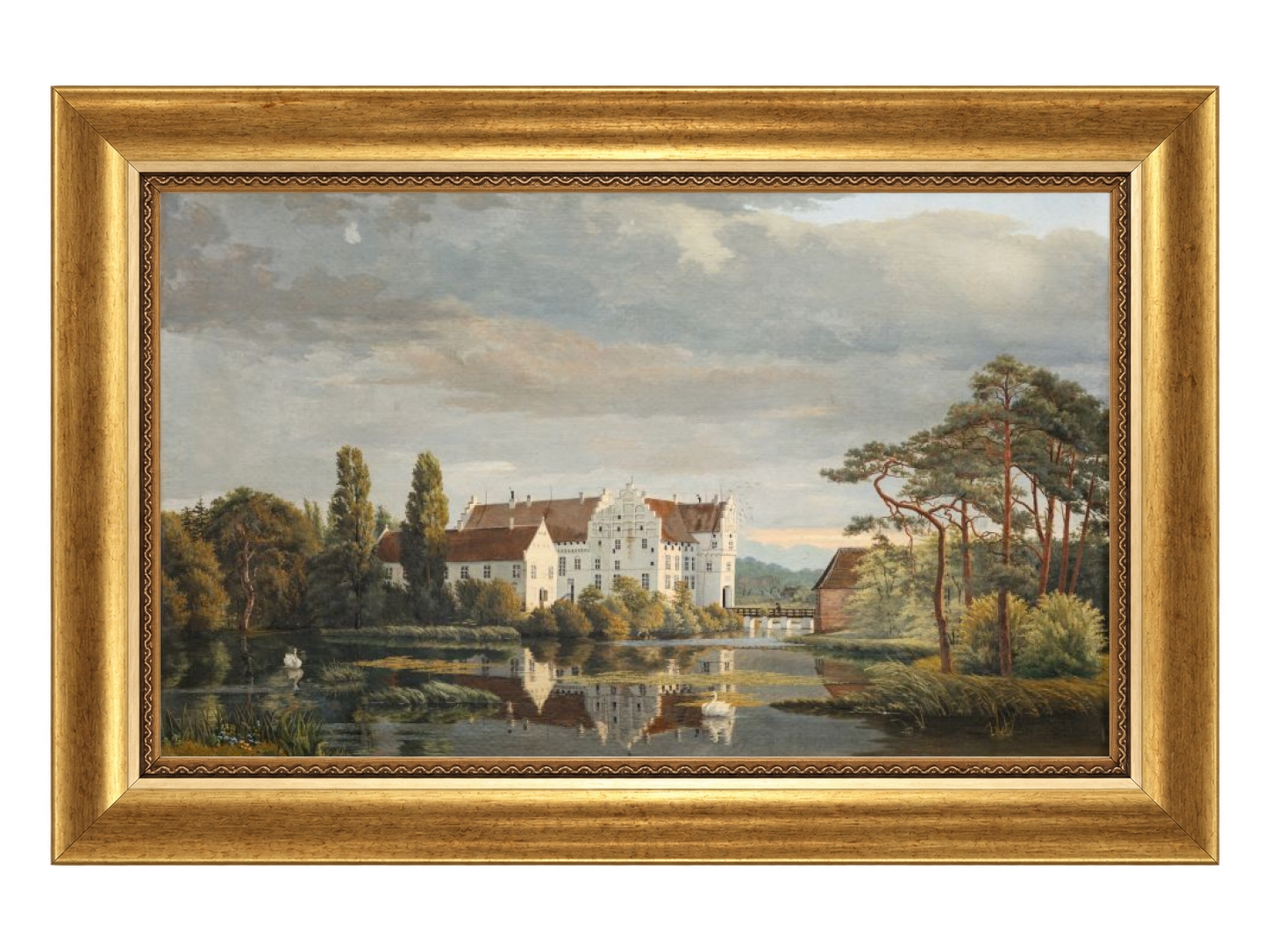 Apresentação do quadro Mansão de Gisselfeld no acervo Barroquina