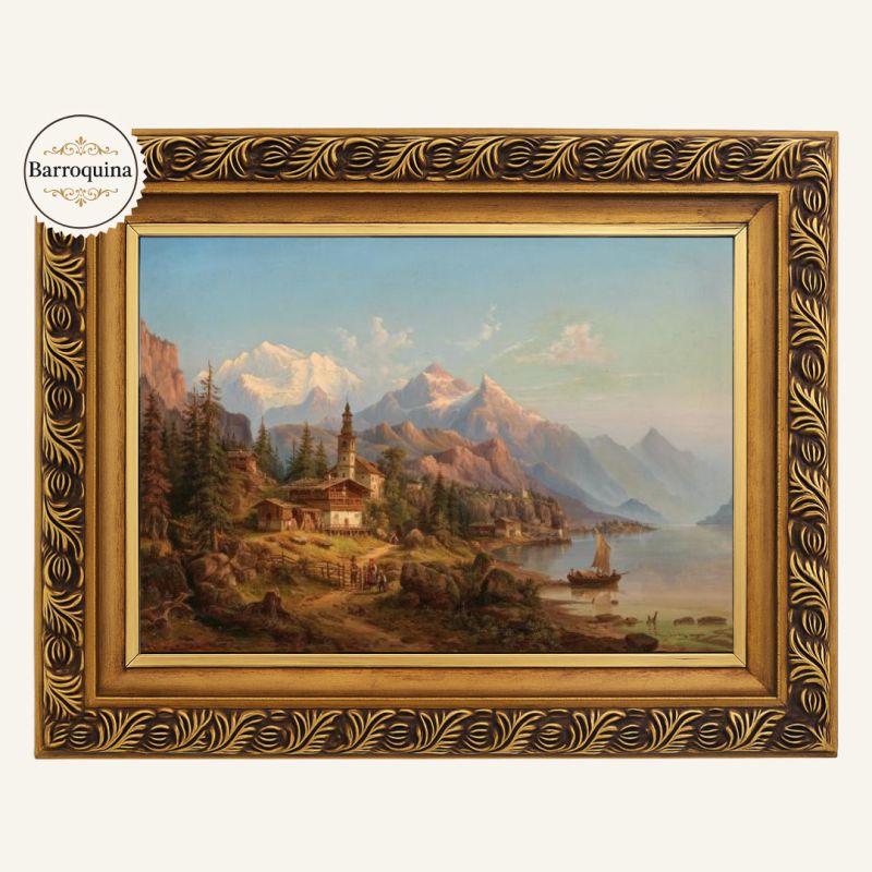 Arte Emoldurada de Luxo – Barroquina Premium