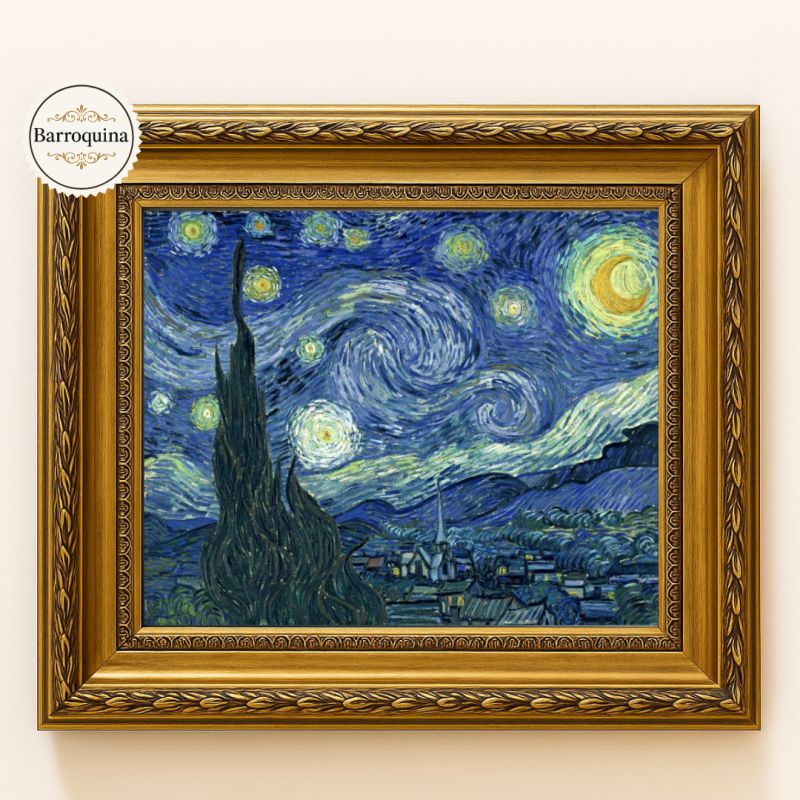 Arte Emoldurada – A Noite Estrelada (Van Gogh)