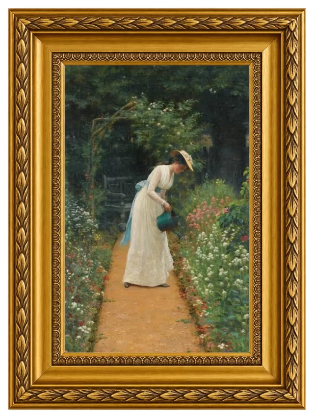O Jardim da Minha Senhora com Moldura Clássica Florença M