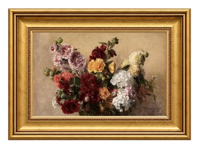 Buquê de Flores com Moldura Clássica Lisa M
