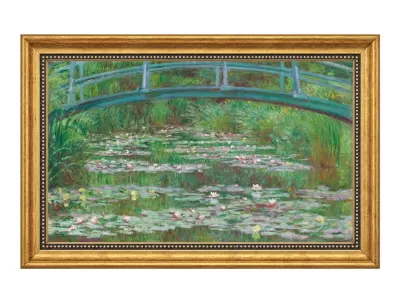 A Ponte Japonesa - Claude Monet (1899) com Moldura Clássica Simplicité