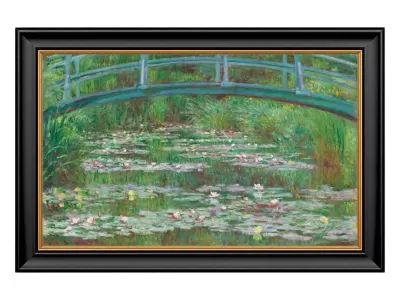 A Ponte Japonesa - Claude Monet (1899) com Moldura Ebano P